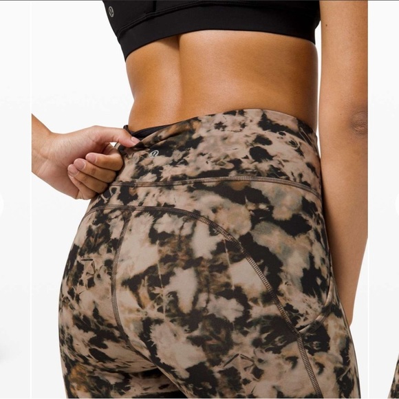 LULULEMON ~ Invigorate High Rise Tight Dispersed Raw Light Linen Multi Sz 8 - Picture 3 of 15